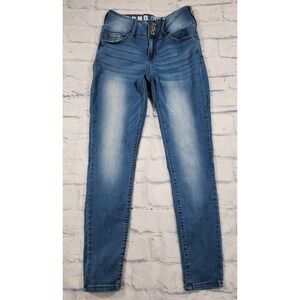 SONG Jeans WOMENS SIZE 5/27 Curvy High Rise Skinny Ankle Grazer Medium Wash Blue